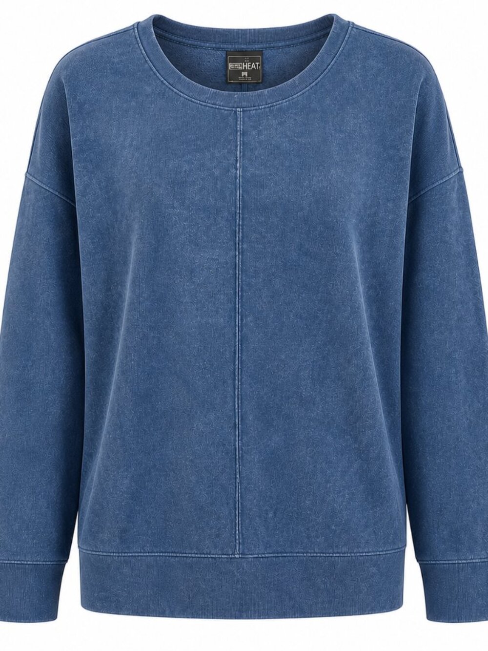 32 Degrees Heat Fleece Sweatshirt Women’s S Blue Crewneck Lightweight Soft